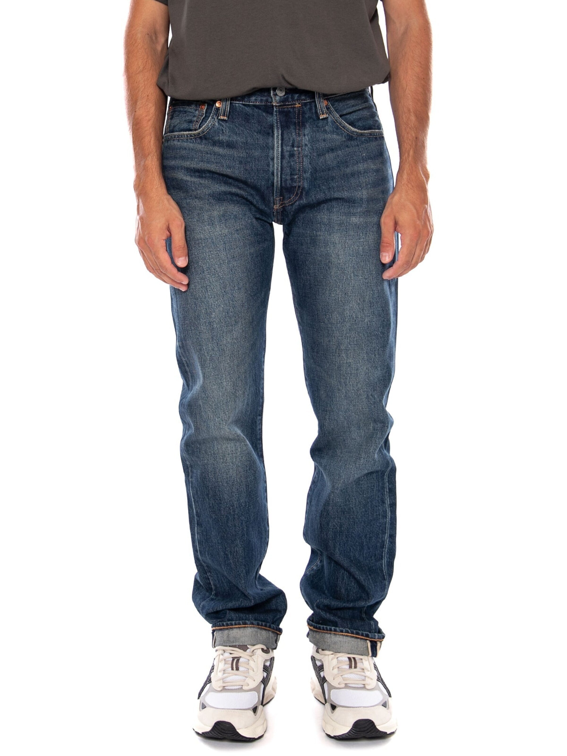 LEVI'S ® Jeans 'LEVI'S® 501® ORIGINAL FOUND IN CAVE SELVEDGE DARK INDIGO'‌‌‌‌‌‌‌‌‌ in 32/30 in blau, Produktansicht