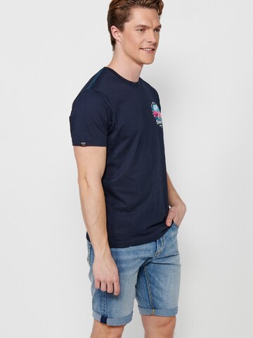 KOROSHI Shirt in Blauw