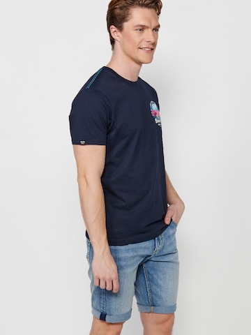 KOROSHI Shirt in Blauw