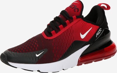 Nike Sportswear Matalavartiset tennarit 'Air Max 270' värissä punainen / musta / valkoinen, Tuotenäkymä