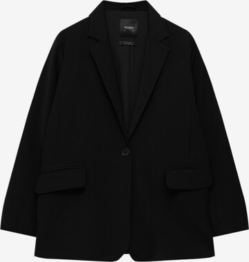 Pull&Bear Blazer | črna barva: sprednja stran