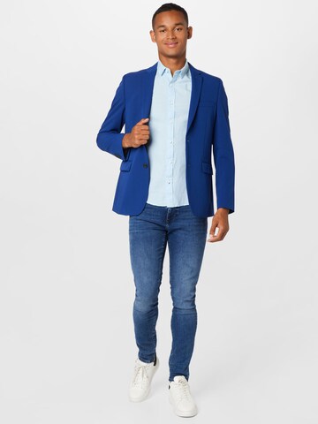BURTON MENSWEAR LONDON Slim fit Suknjič | modra barva