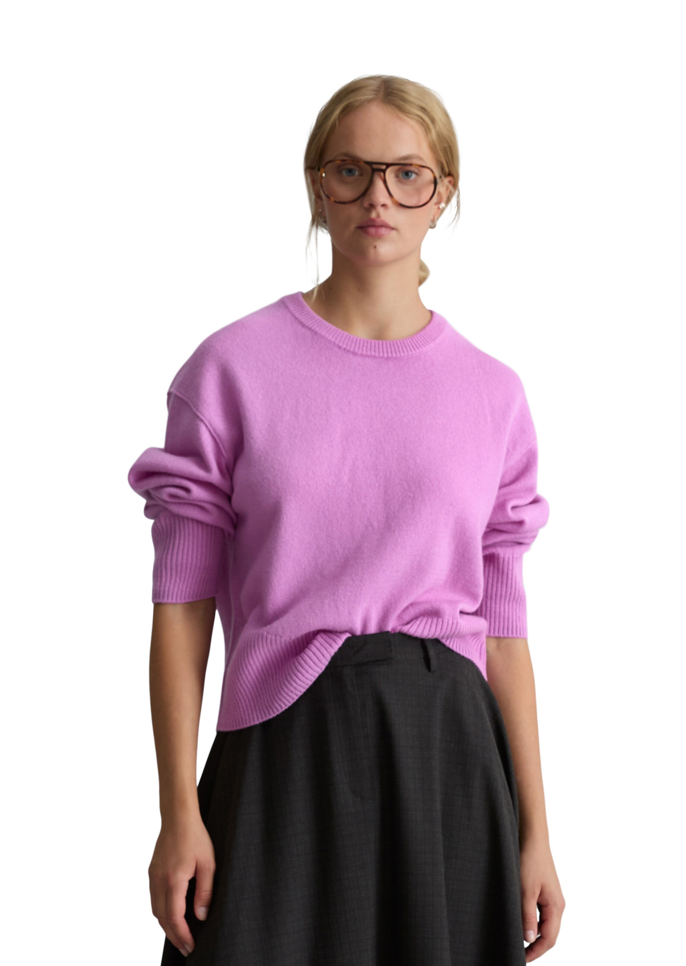 Marc O'Polo DENIM Sweater in Purple: front