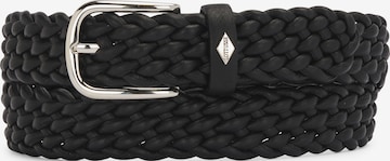 Ceinture 'Braided' LOTTUSSE en noir : devant