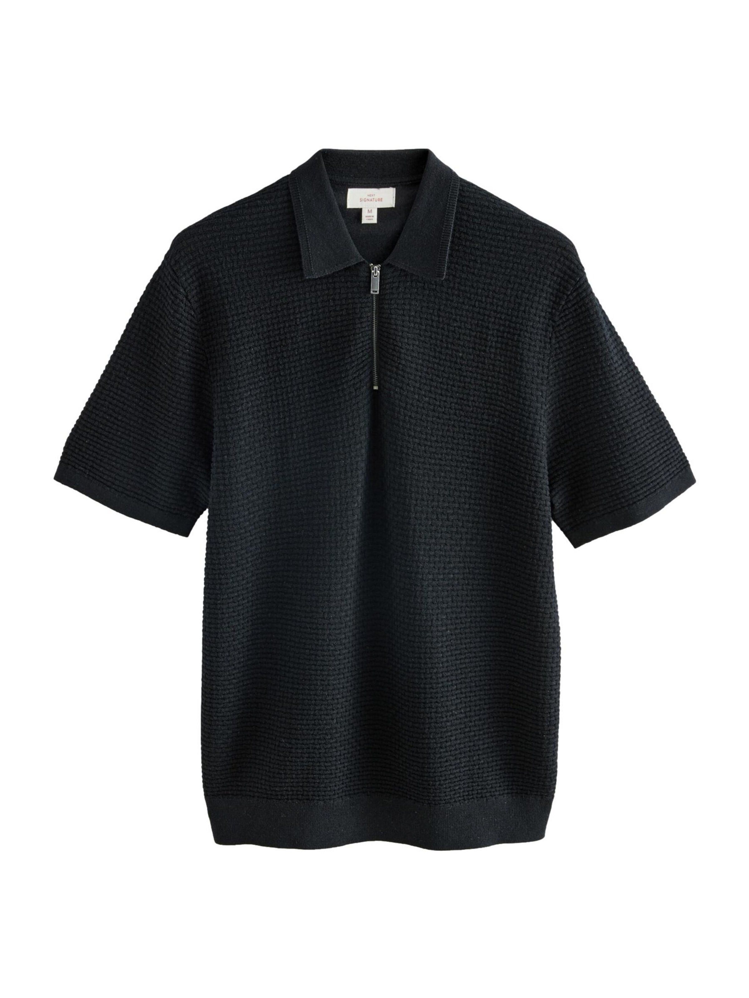 T-Shirt Next en noir : devant