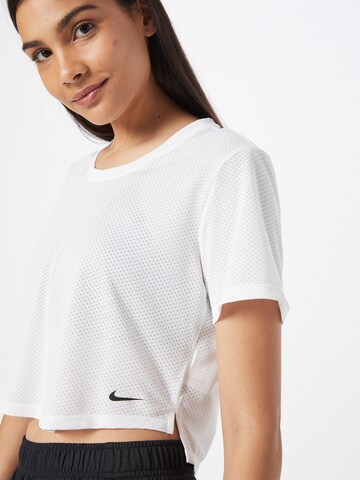 T-shirt fonctionnel 'One' NIKE en blanc