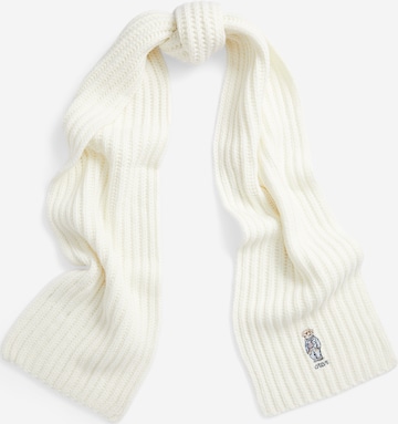 Polo Ralph Lauren Šál 'Bear' - Biela: predná strana