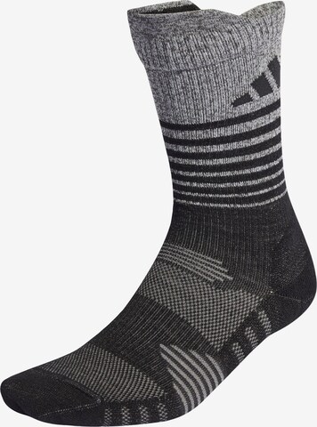 ADIDAS PERFORMANCE Athletic Socks in Black: front