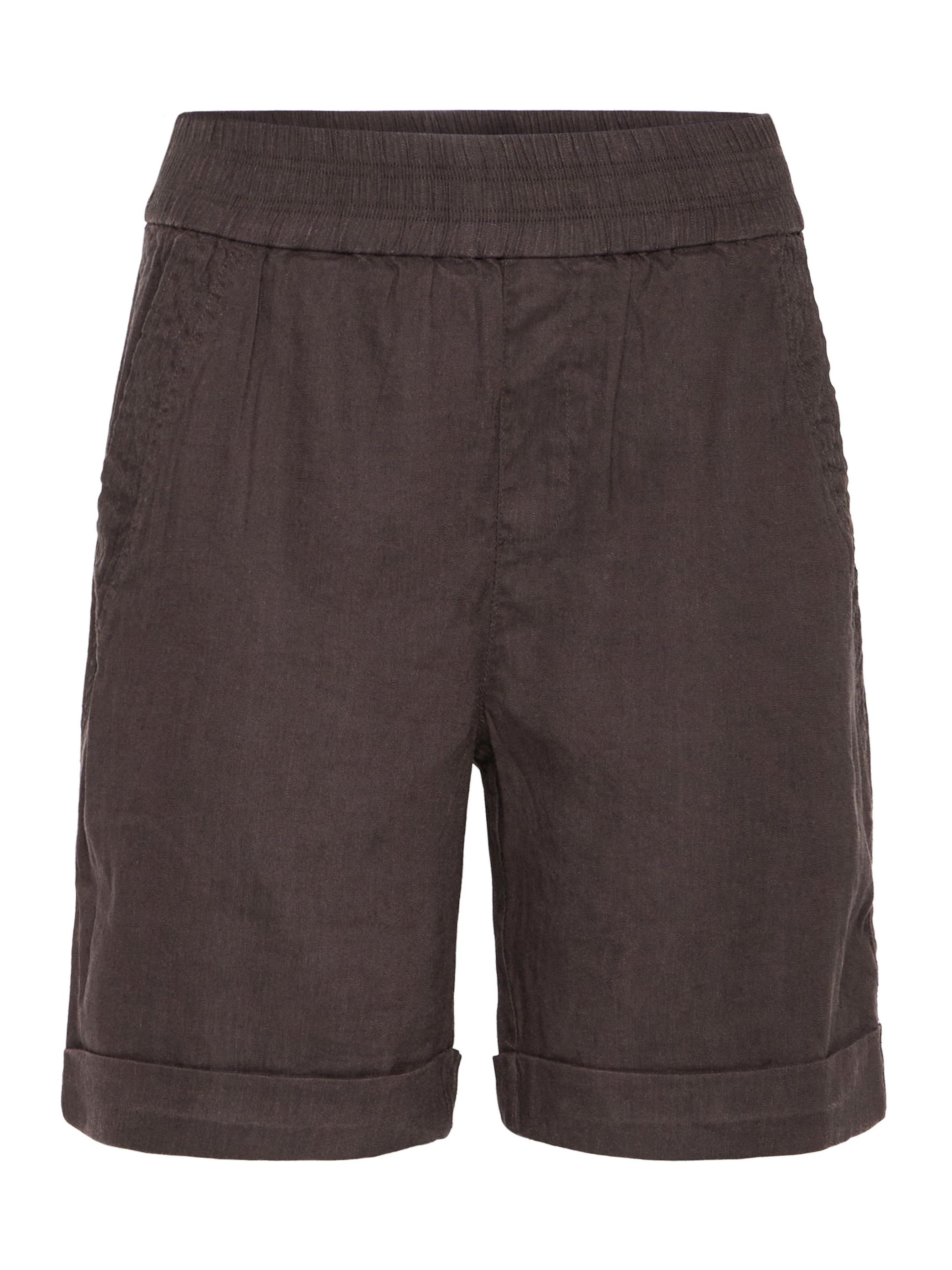 PULZ Jeans Regular Trousers 'LUCA' in Brown: front