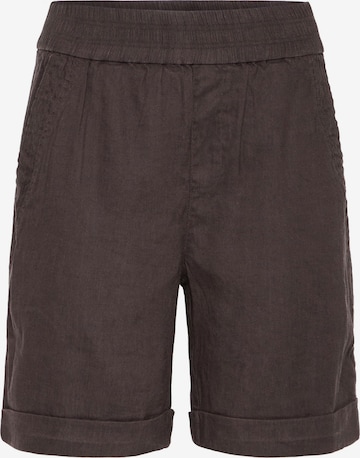 PULZ Jeans Regular Trousers 'LUCA' in Brown: front