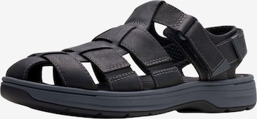 CLARKS Wandelsandalen in Zwart: voorkant
