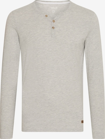 !Solid Rundhalsshirt 'Volko' in Grau: Vorderseite