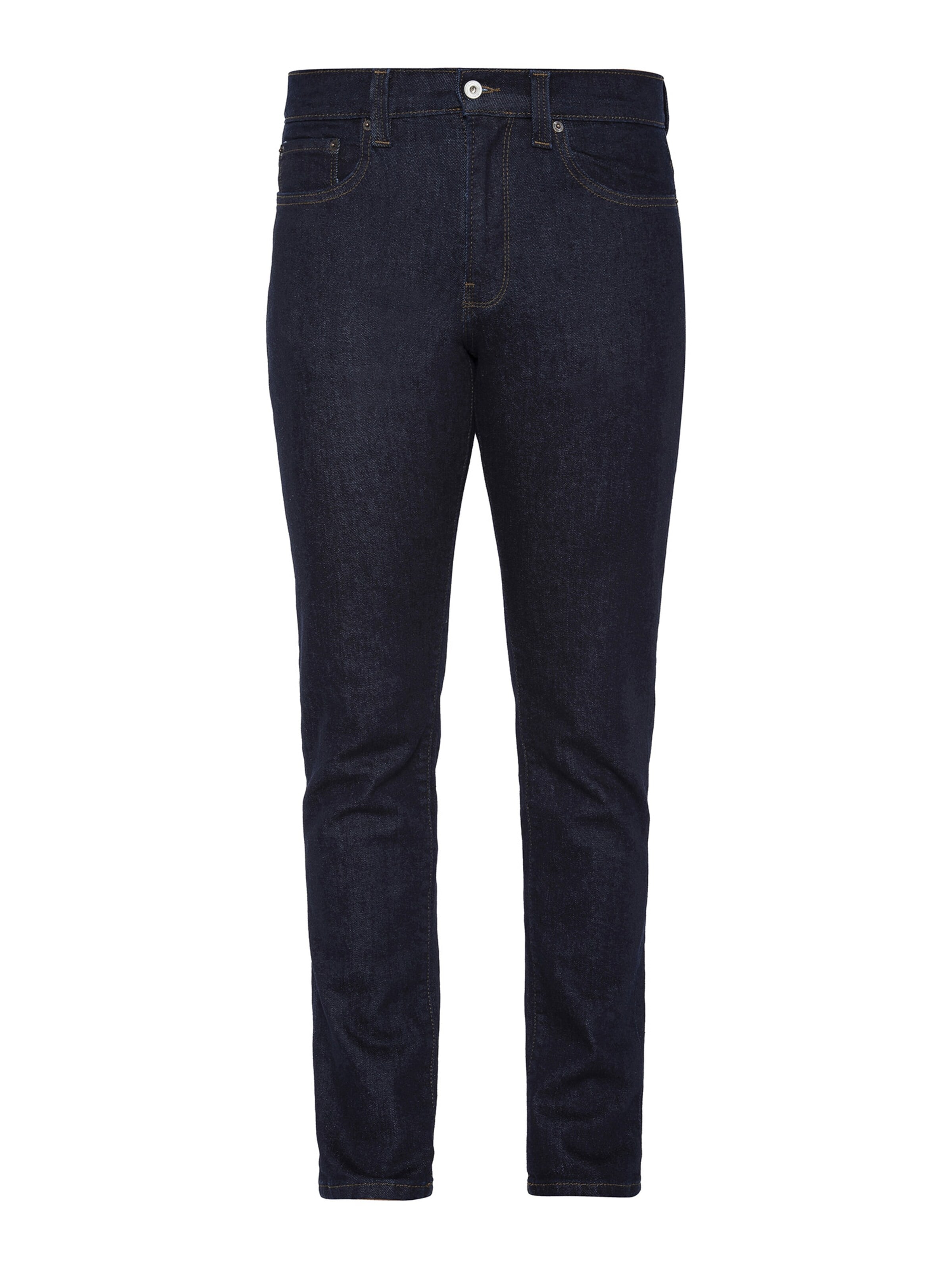 Coupe slim Jean Schott NYC en bleu : devant