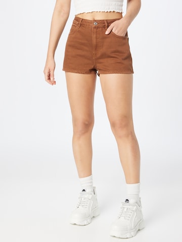 Pimkie Regular Jeans in Brown: front