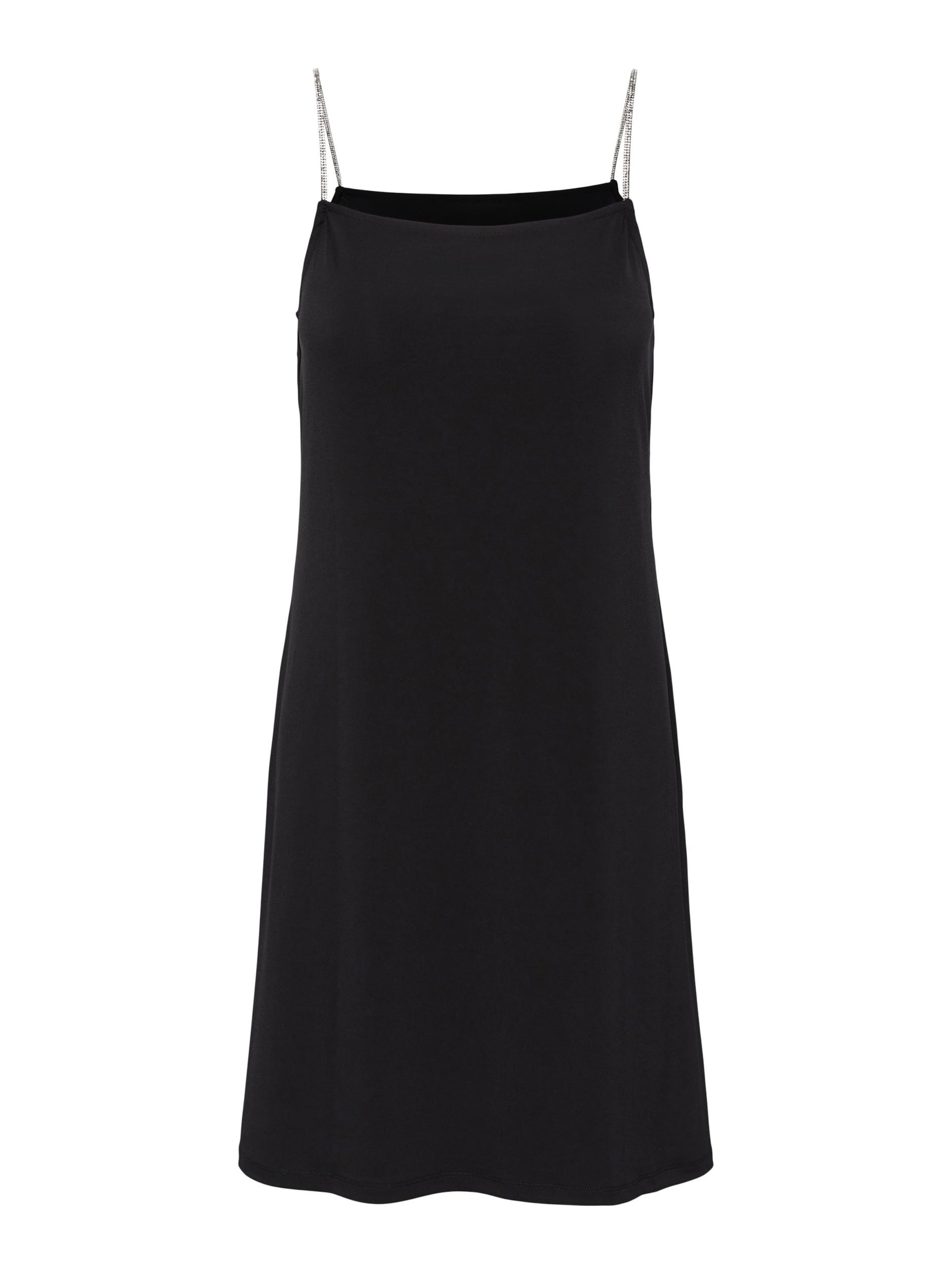 PIECES Kjole i sort: forside