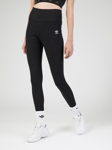 ADIDAS ORIGINALS Skinny Leggings 'ESS' in Black: front