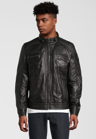 H.I.S Between-Season Jacket 'Santiago' in Black: front