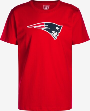 Fanatics Performance Shirt 'NFL Primary Logo England Patriots' in Red: front