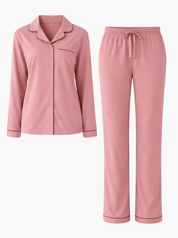 LEAFLETIC Pyjamas 'Leafletic Women’s Nightwear Long set' i pink: forside