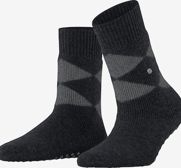 BURLINGTON Socken 'Cosy Argyle' in Schwarz: Vorderseite