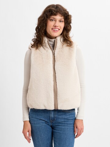 Marie Lund Weste in Beige: Vorderseite