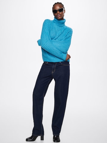 MANGO Sweater 'Pitufo' in Blue