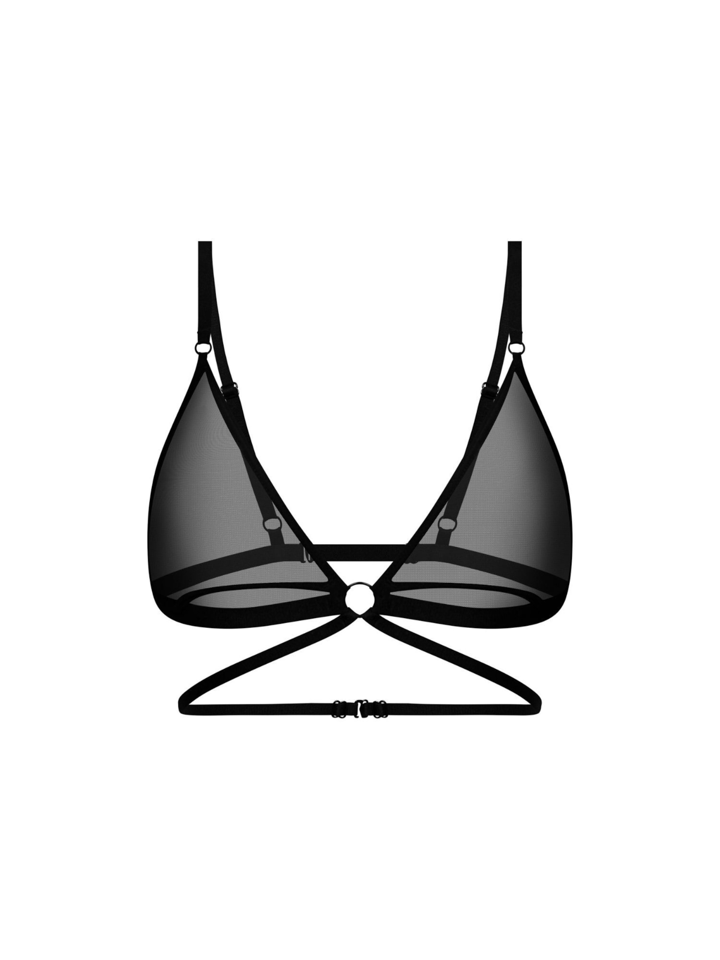 PROMEES Triangle Bra 'gianna' in Black: front