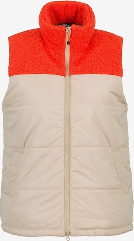 Gilet Ulla Popken en beige : devant