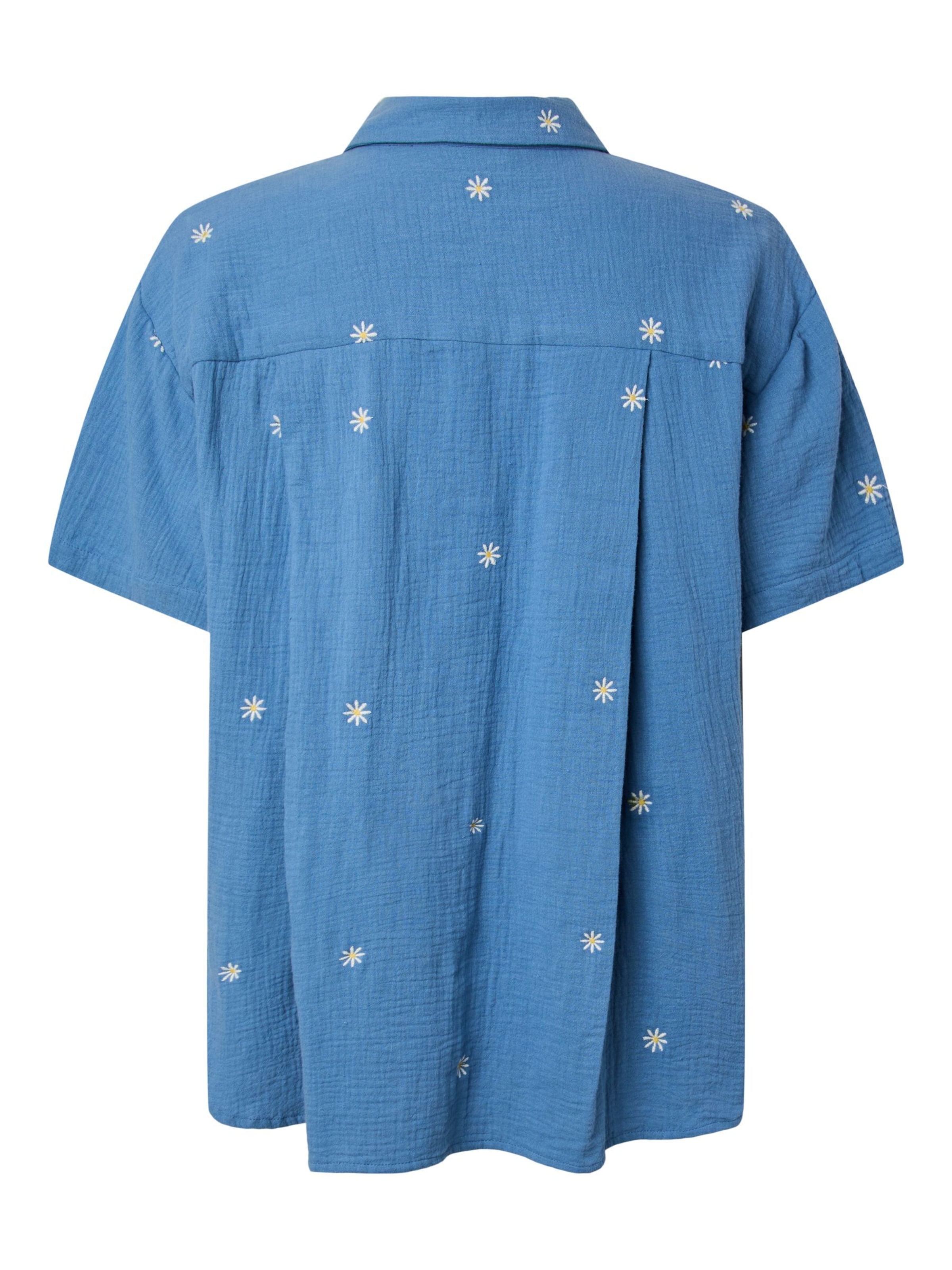 PIECES Blouse 'PCSastina' in Blauw