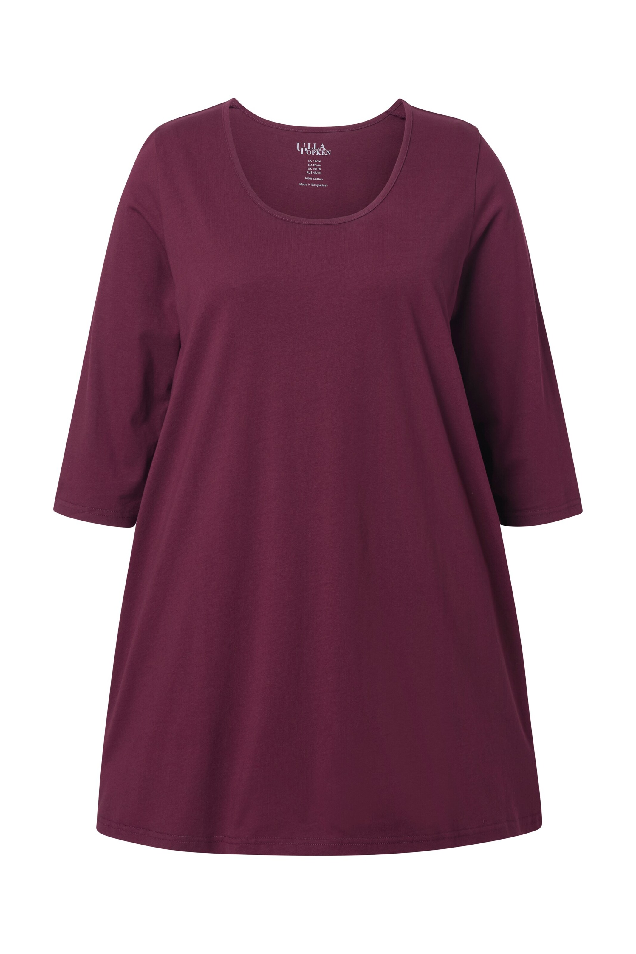 Ulla Popken Shirt in Rood: voorkant