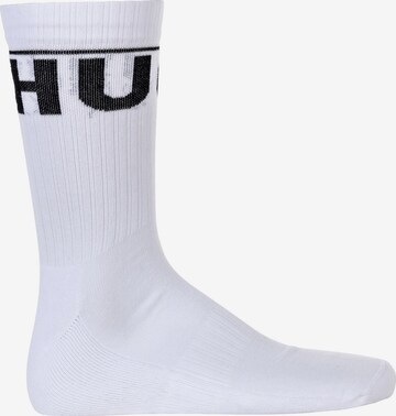 Chaussettes HUGO Red en blanc