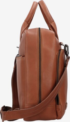 Plevier Document Bag in Brown