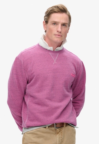 Superdry Sweatshirt in Roze: voorkant