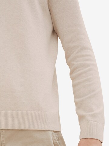 TOM TAILOR Sweater in Beige