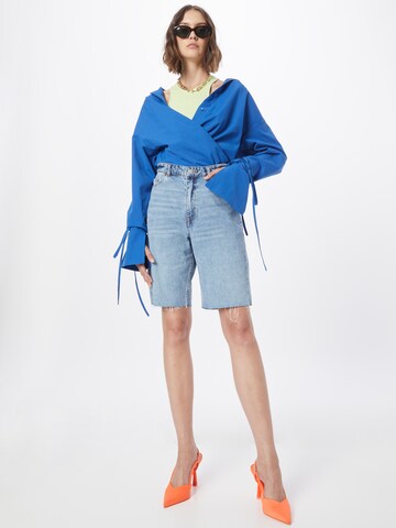 Monki Regular Jeans in Blauw