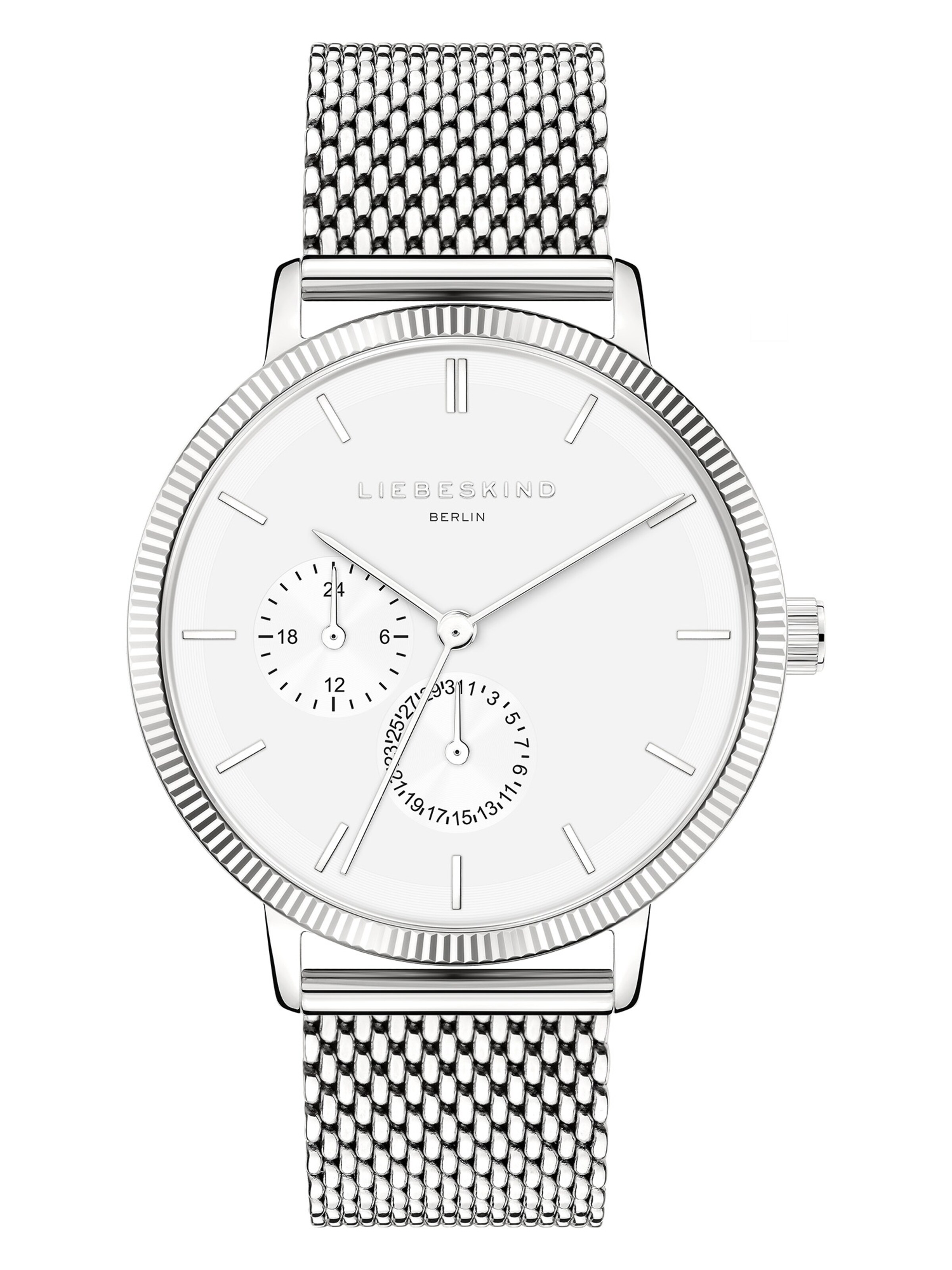 Liebeskind Berlin Uhr in Silber: Vorderseite