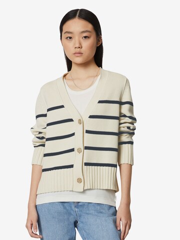 Cardigan Marc O'Polo DENIM en blanc : devant