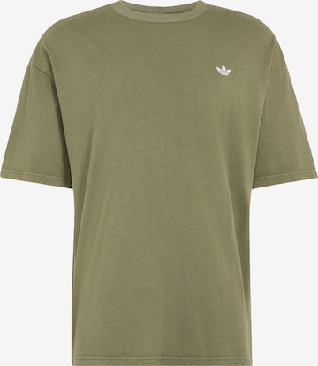 T-Shirt 'Trefoil Essentials' ADIDAS ORIGINALS en vert : devant