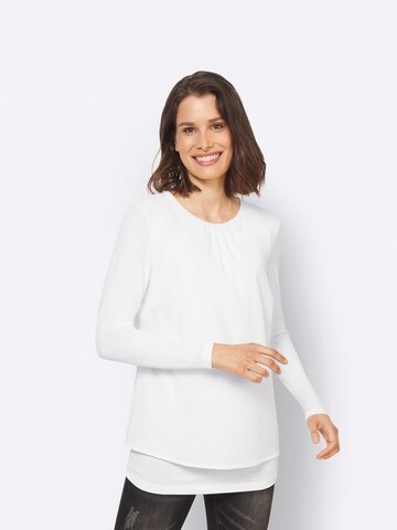 heine Blouse in Beige: voorkant