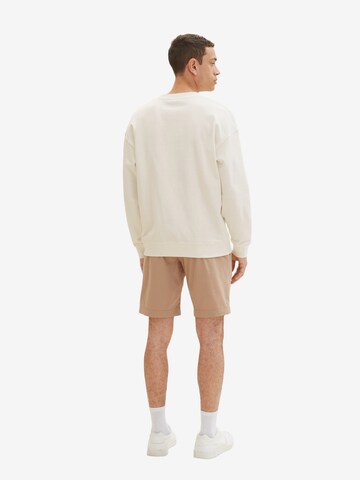 TOM TAILOR Regular Shorts in Braun