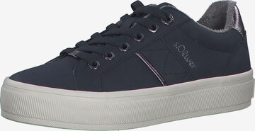 s.Oliver Sneakers laag in Blauw: voorkant