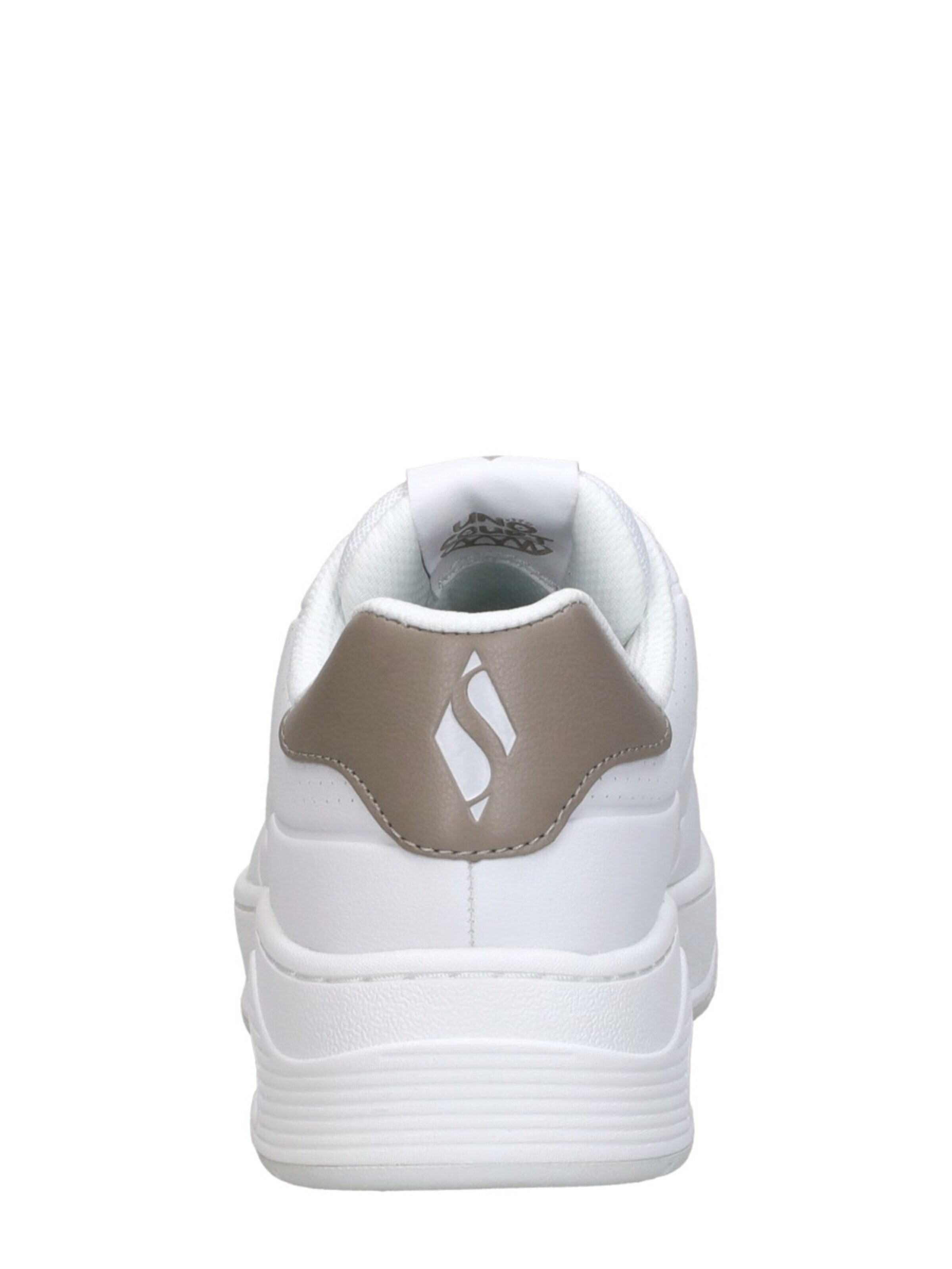 Baskets basses 'Uno Court' SKECHERS en blanc