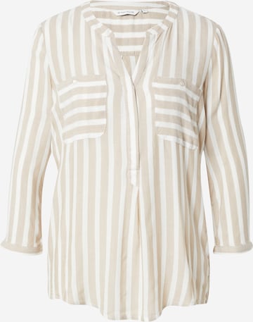 TOM TAILOR Bluse i beige: forside