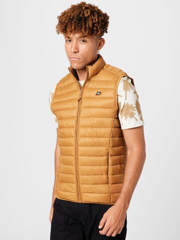 Gilet 'Romsey' BLEND en marron : devant