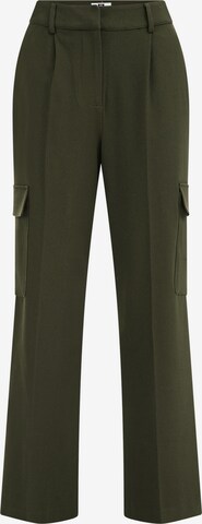 WE Fashion - regular Pantalón cargo en verde: frente