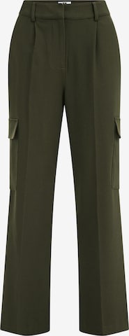 Regular Pantalon cargo WE Fashion en vert : devant