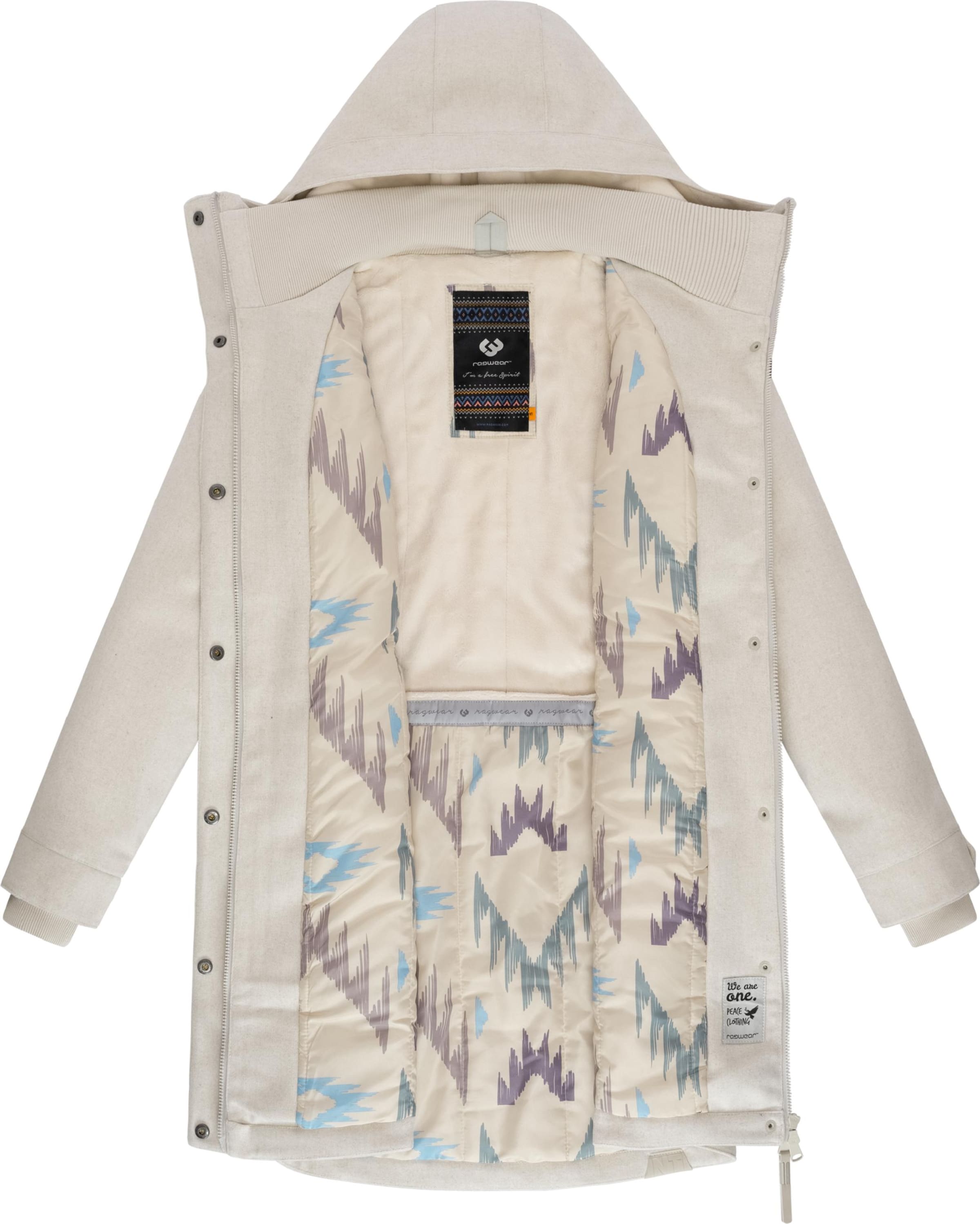 Ragwear Funkcionalen plašč 'Jannisa' | bela barva