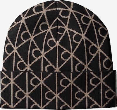 Calvin Klein Czapka w kolorze beżowy / czarnym, Podgląd produktu