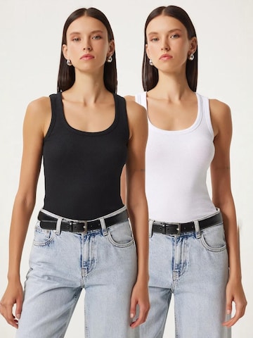 Happiness İstanbul - Top 'Tanktops & Camis' em preto: frente