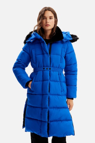 Desigual Демисезонная куртка в Синий: спереди